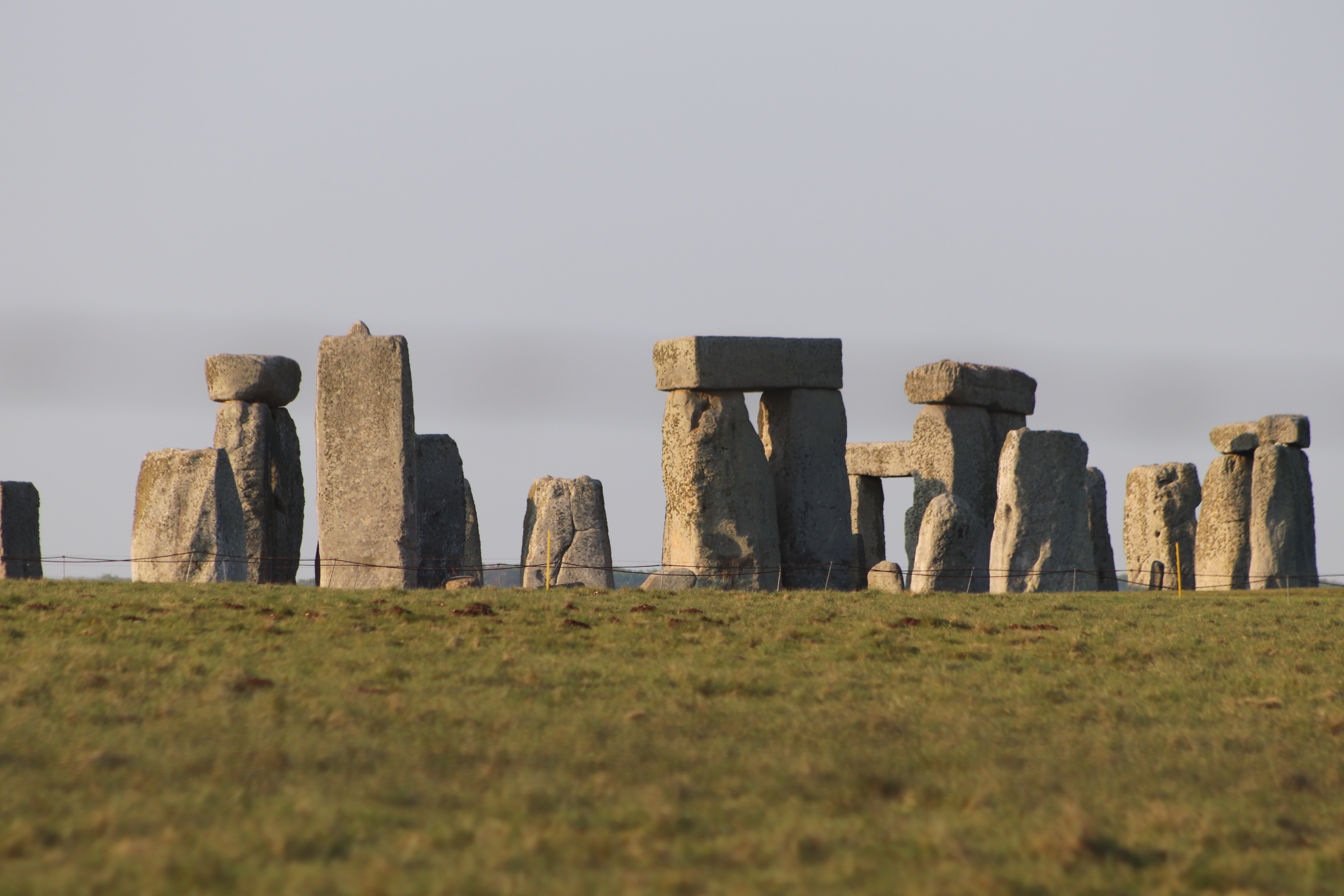 stonehenge on a sunny day